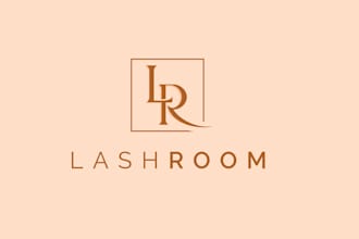 design modern minimalist cosmetic,makeup, eyelash, beauty logo