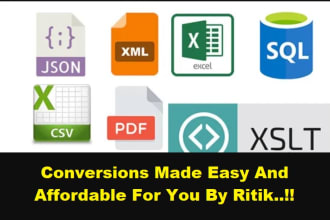 convert txt CSV tsv ini excel XML json rdf and do openai fine tune