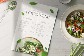 create a menu for a restaurant