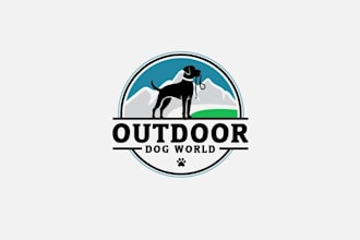 immediately make and produce a company dog logo