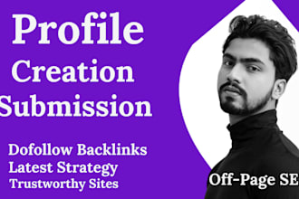 create profile creation submission for your website
