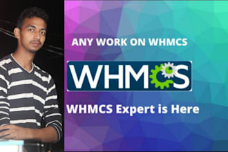 setup and fix issues on whmcs website