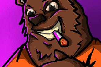 do make animal character design in pop and street wear style