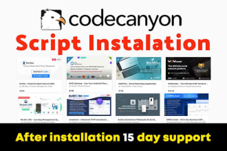install PHP, codeigniter, laravel codecanyon script