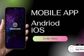 do ios andriod mobile app development in flutter react native