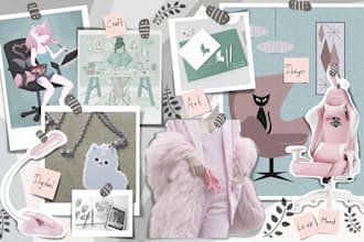 creatively design vision board, moodboard, and dreamboard
