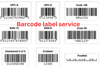 design  barcode labels, tags, and stickers for your product