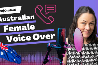 record your australian phone IVR voicemail phone greeting