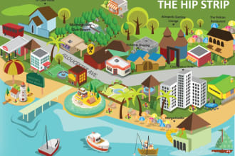 do isometric maps and illustrations