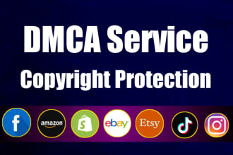 takedown infringing content from shopify,ebay, etsy, amazon