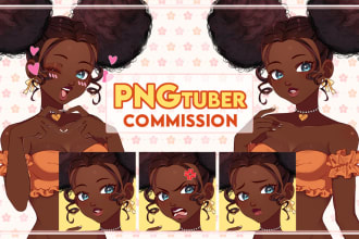 draw pngtuber avatar in anime style