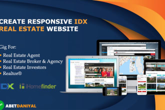 create your responsive real estate idx mls website