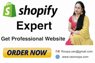 setup a shopify store for you