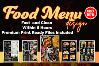 design cookbook ,restaurant menu and digital food menu