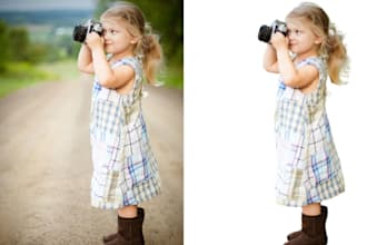 do product photo editing  resizing images and background removing