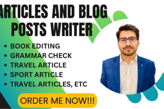 write blogs and articles for health, fitness, lifestyle, sport, and healing