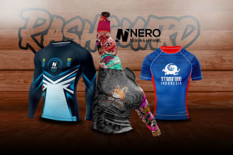 make professional rashguard design