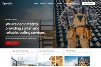 design stunning roofing website roofing contractor website