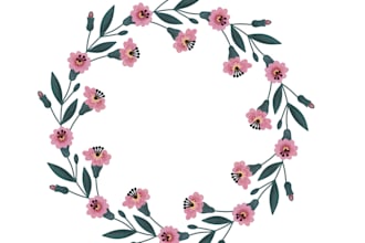 create stunning watercolor floral wreaths, fruits, food, and object art