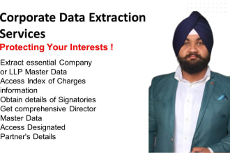 register or do basic due diligence, corporate data of company or llp in india