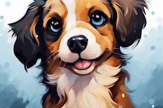 do beautiful pet portrait