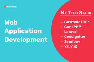 develop web application and custom CRM as a PHP laravel developer