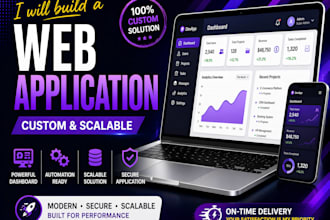 build a web application with PHP laravel and full stack development