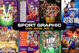 high end sports poster flyer design