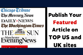 publish article, guest post or PR of top US sites with backlink
