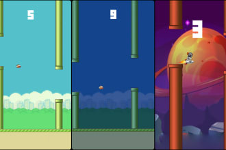 create a custom flappy bird style game