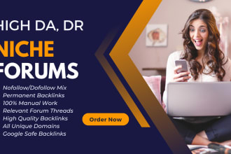 do white hat off page seo by adding manually forum backlinks and forum posting