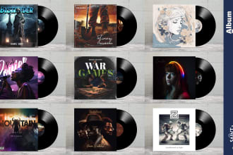 design you a unique album or single cover