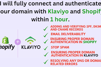 add dmarc record and authenticate your domain with shopify klaviyo mailchimp
