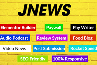 use jnews theme to create professional blog or news website