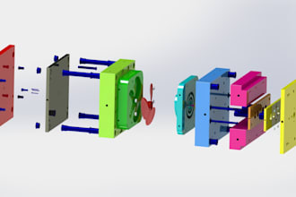 do injection mold design and provide raw files and drawings