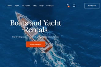 build boat, cruise ship, yacht rental, kayak rental website