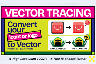 convert your icon or logo image to vector