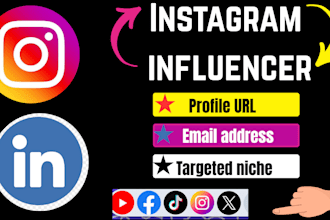 find best instagram influencer research linkedin influencer