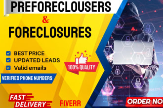 generate real estate foreclosure and pre foreclosure leads