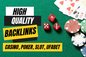 boost your traffic with high quality dofollow SEO backlinks for poker sites