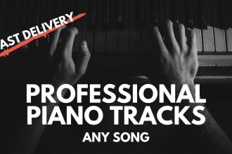 record or compose any piano or keyboard track for your song