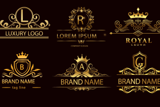 design luxury royal logo