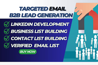 do seo lead generation, b2b lead generation and lead generation for any industry