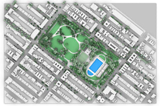 create detailed 3d site models in rhino for masterplans