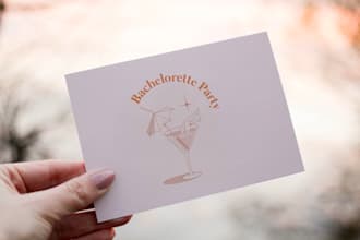 do the graphic design of your bachelorette party