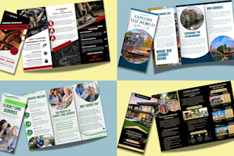 design attractive pamphlet, booklets and brochures