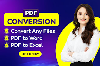 convert PDF to word and excel, scanned documents to word and excel