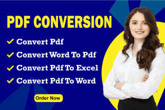 be your convert PDF to word, pdf to excel and file conversion