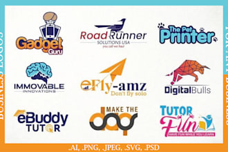 create digital marketing logo or business design