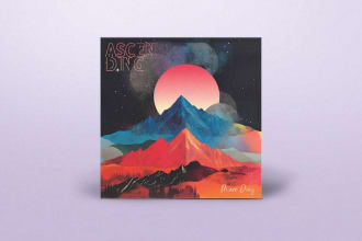 design and animate abstract album cover art